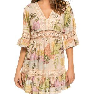 Everything But Water Crochet Mini Dress